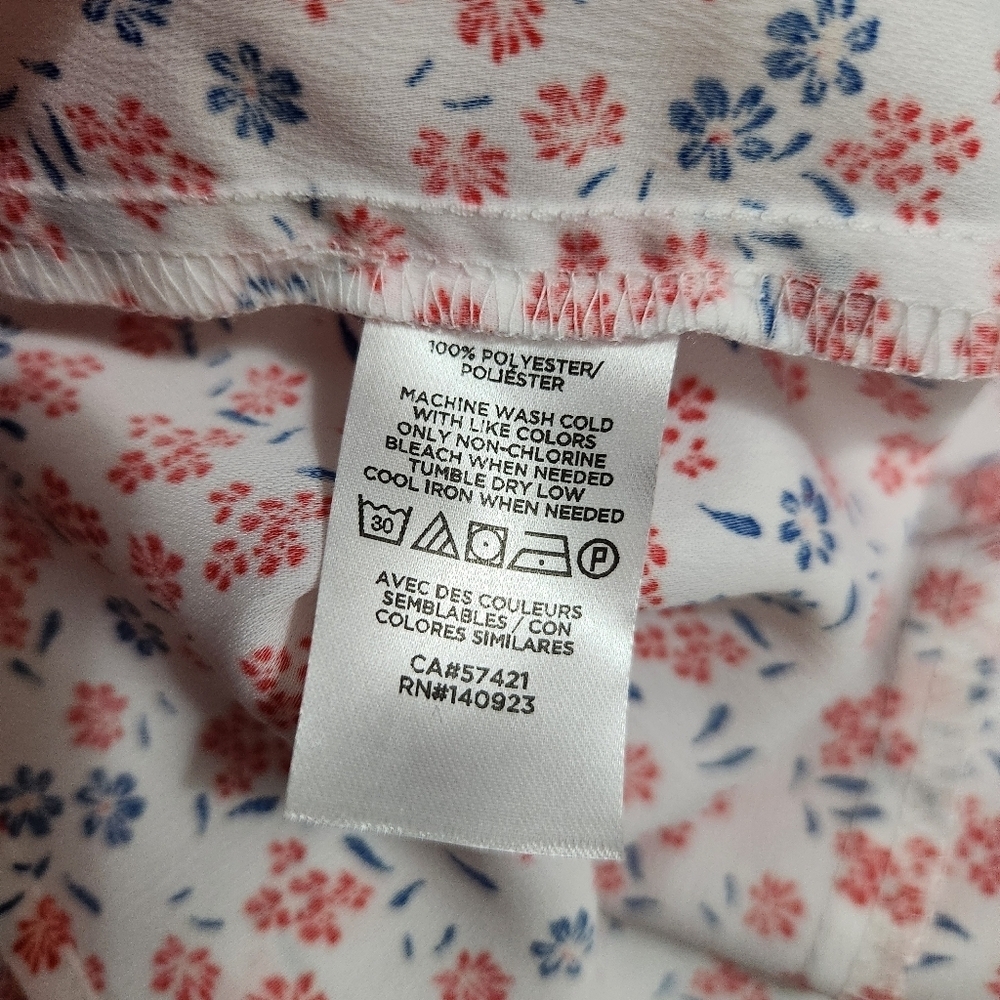 Loft floral ruffle tank top - Picture 6 of 6